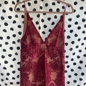 Free People Women's Night Shimmer Mini Dress